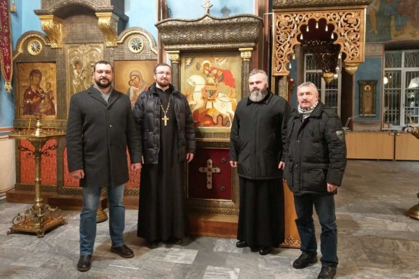 Войсковой священник ВКО ЦКВ иерей Марк Кравченко совершил рабочий визит в Тульскую митрополию