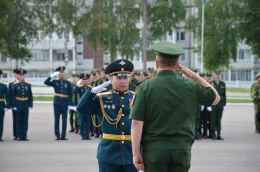 Казаки Центрального казачьего войска поздравили военнослужащих Кантемировской дивизии с 78-летием