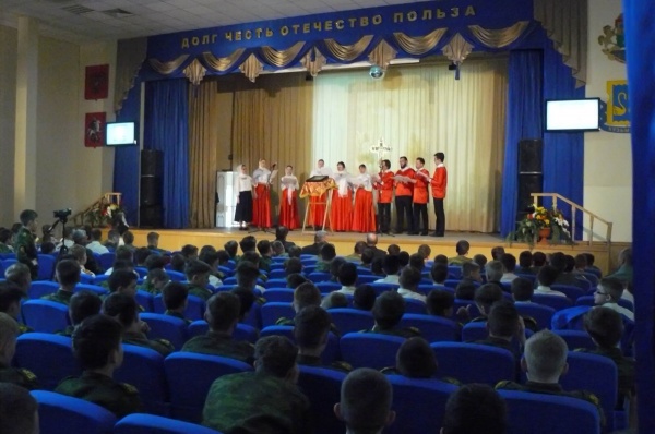Пасхальный концерт в Московском президентском кадетском училище имени М.А. Шолохова внутренних войск Министерства внутренних дел Российской Федерации