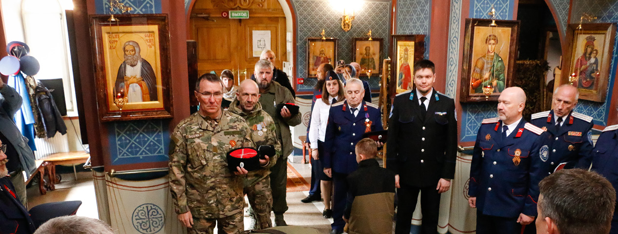 Икона святителя Ермогена доставлена в казачий Покровский храм Икона святителя Ермогена доставлена в казачий Покровский храм