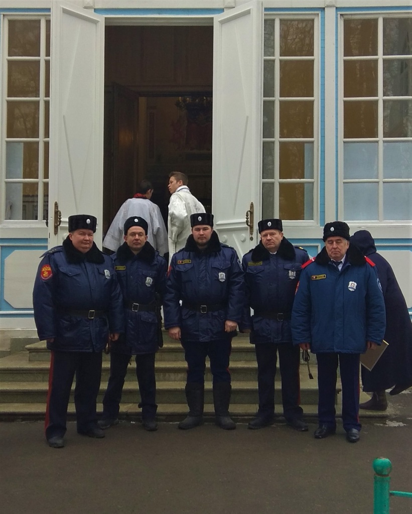 Освящение храма в Подмосковье прошло при участии казаков
