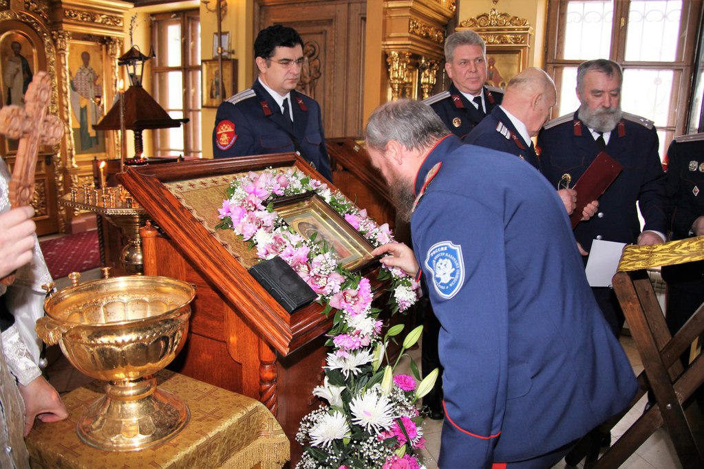 Верстание казаков в Никольском храме д. Дарьино