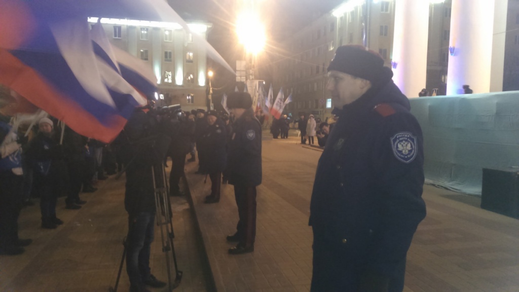Казаки обеспечивали порядок на избирательных участках в Калуге