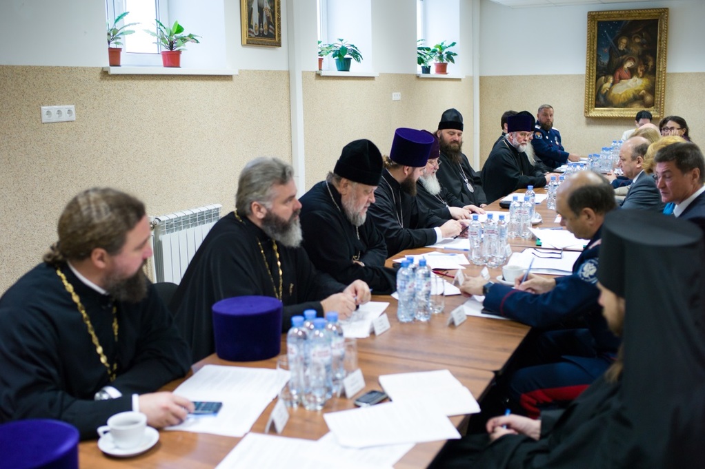 В Москве состоялось очередное заседание Постоянной профильной комиссии по взаимодействию с Русской Православной Церковью в составе Совета при Президенте РФ по делам казачества