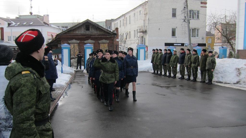 Встреча молодежных казачьих отрядов Калуги и Малоярославца