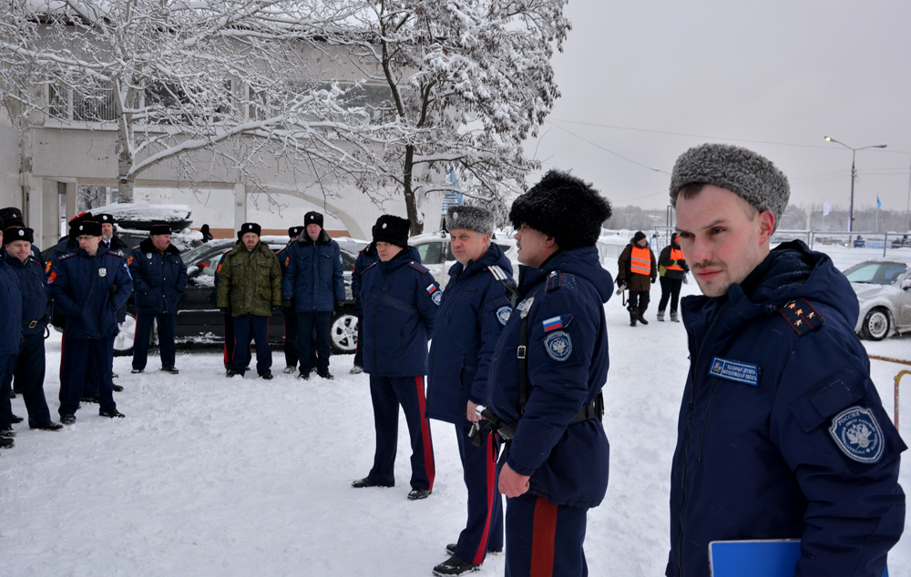 Сводный отряд казачьей дружины ОКО МО ВКО ЦКВ обеспечивал общественный порядок на мероприятии в Подмосковье