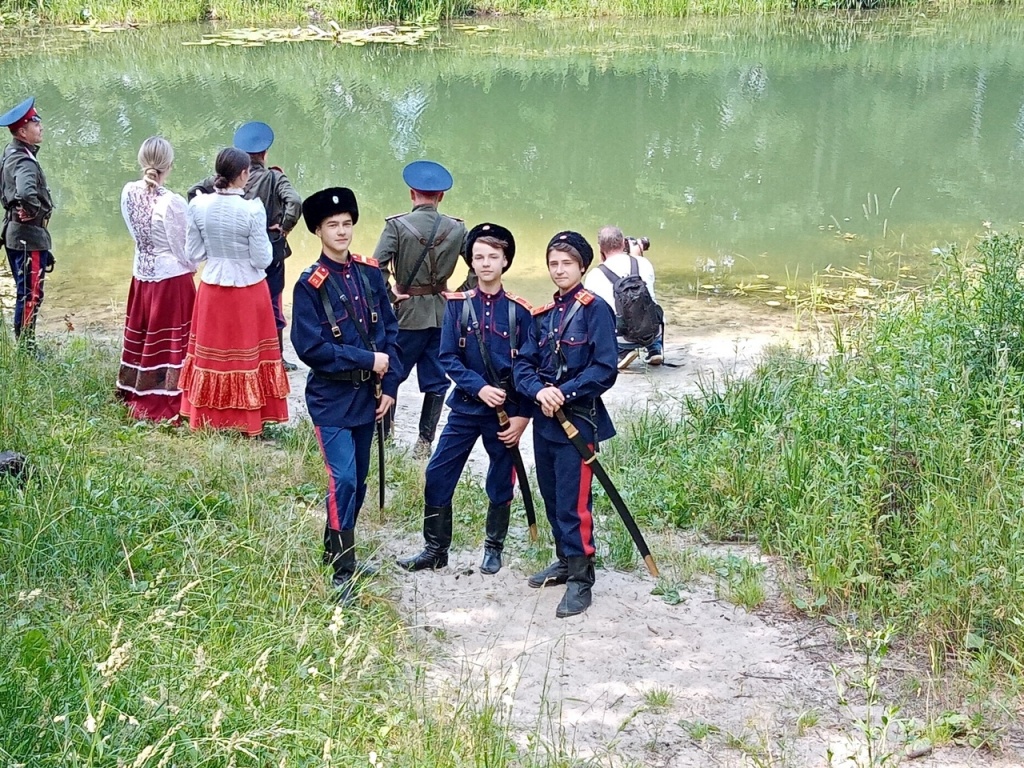 Калужские казаки побывали на территории «Большой Засечной черты»