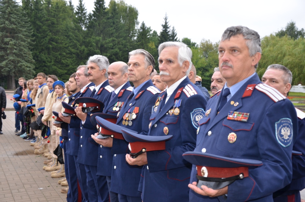 В Калуге установили Георгиевский крест