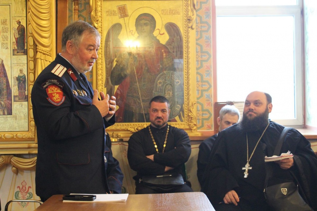 Войсковой священник ВКО ЦКВ иерей Марк Кравченко совершил рабочий визит в Белгородскую митрополию