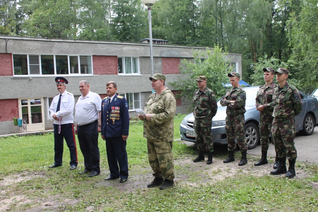 Военно-спортивная игра в лагере Галактика