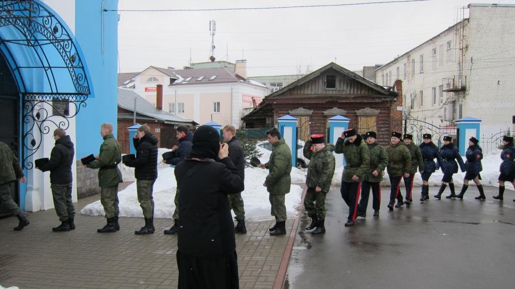 Встреча молодежных казачьих отрядов Калуги и Малоярославца