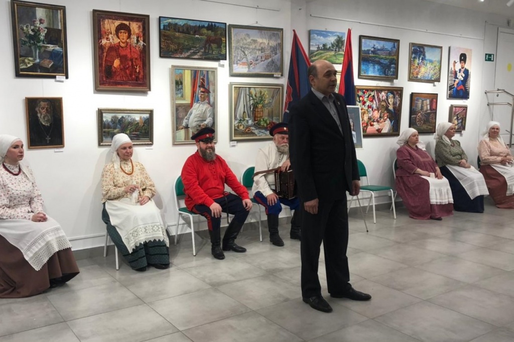 Конкурс –выставка казачьего изобразительного искусства проходит в Москве