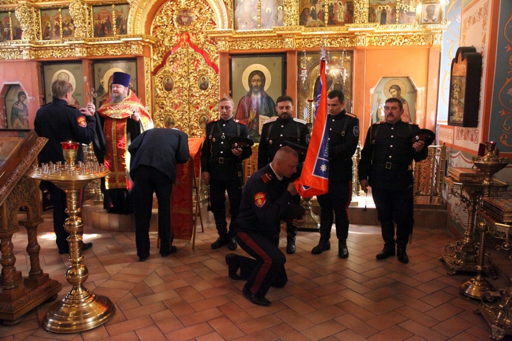 В Котельническом ХКО освятили штандарт