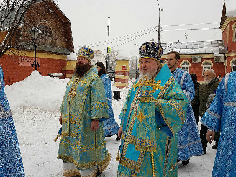 3 февраля 2017 года в день Престольного праздника казачьего храма иконы Божией Матери «Отрада и Утешение» состоялась Божественная литургия архиерейским чином