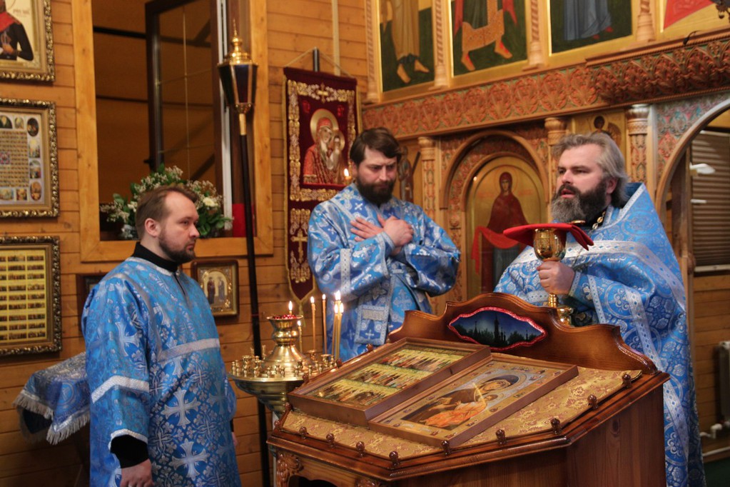 Кадетская Литургия 5-й роты Московского президентского кадетского училища имени М.А. Шолохова внутренних войск МВД РФ