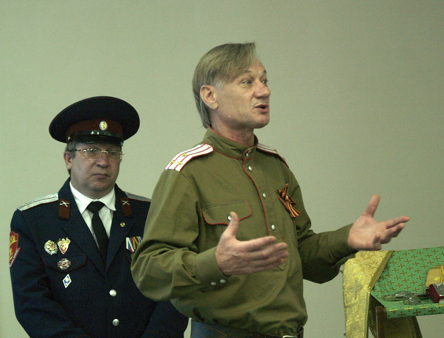 Калужские казаки продлили полномочия своего атамана ещё на пять лет