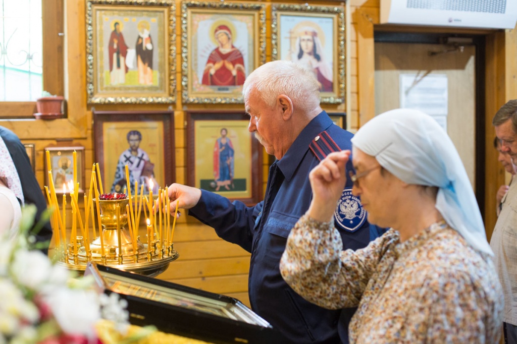 Престольный праздник в храме св. равноап. кн. Владимира при Московском президентском кадетском училище им. М.А. Шолохова войск национальной гвардии РФ