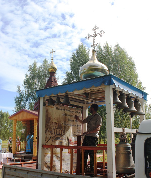 К возрождению утраченной святыни. Чин закладки храма в селе Кузьминское Калининского района Тверской области