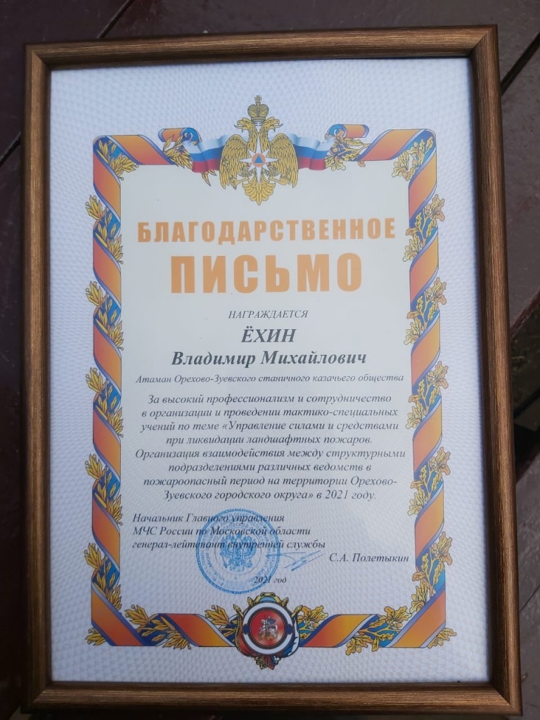 Казаки приняли участие в тактико-специальных учениях по тушению лесных пожаров