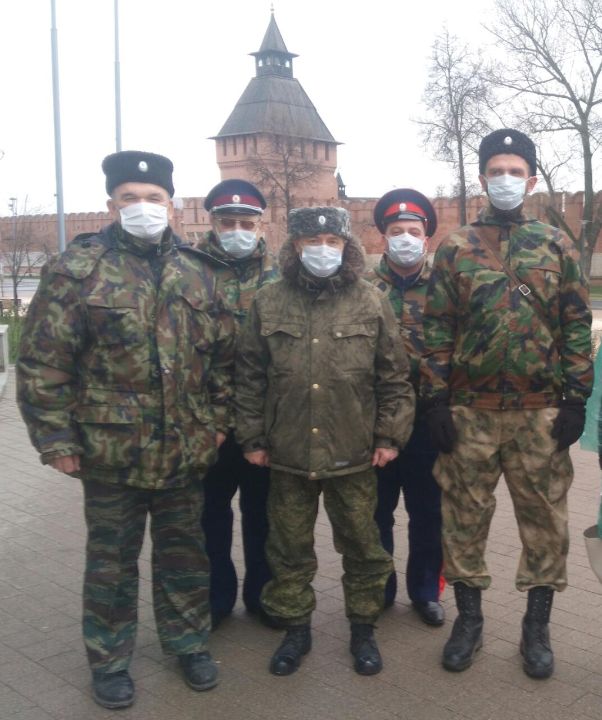 Казаки Западного окружного казачьего общества ВКО ЦКВ первыми пришли на помощь жителям Тульской и Рязанской областей