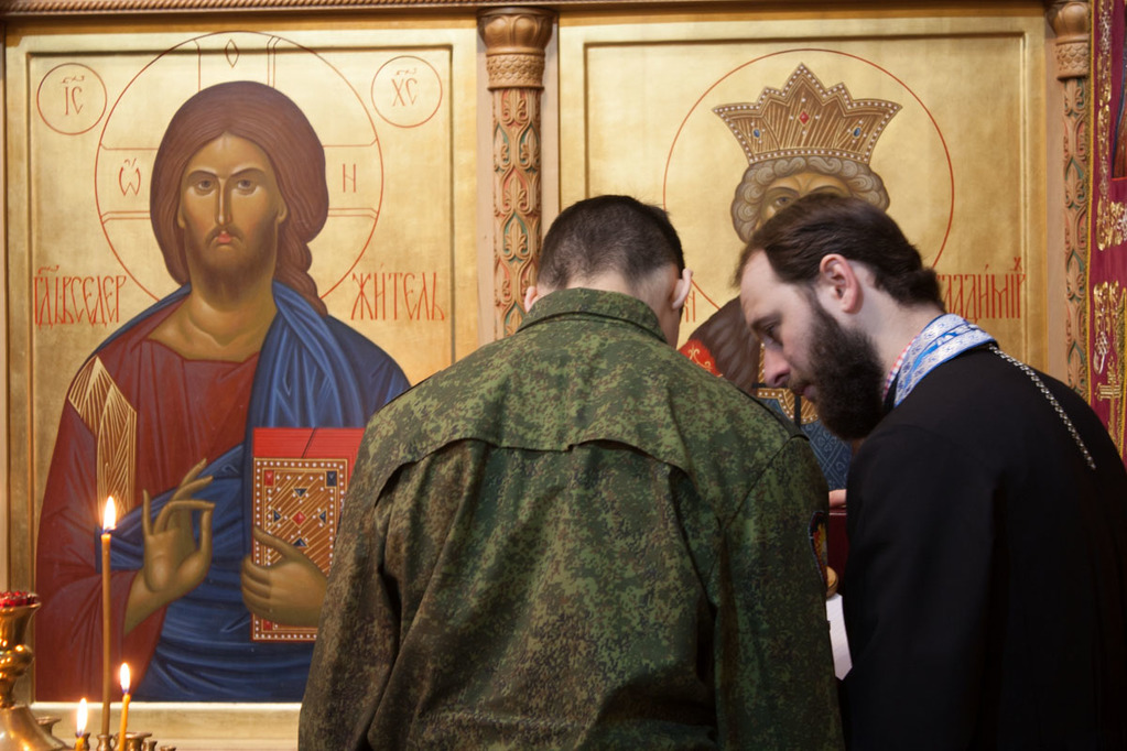 Кадетская Литургия 10-х классов Московского президентского кадетского училища им. М.А. Шолохова