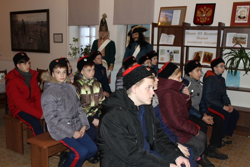Калужские казачата посетили уникальный музей