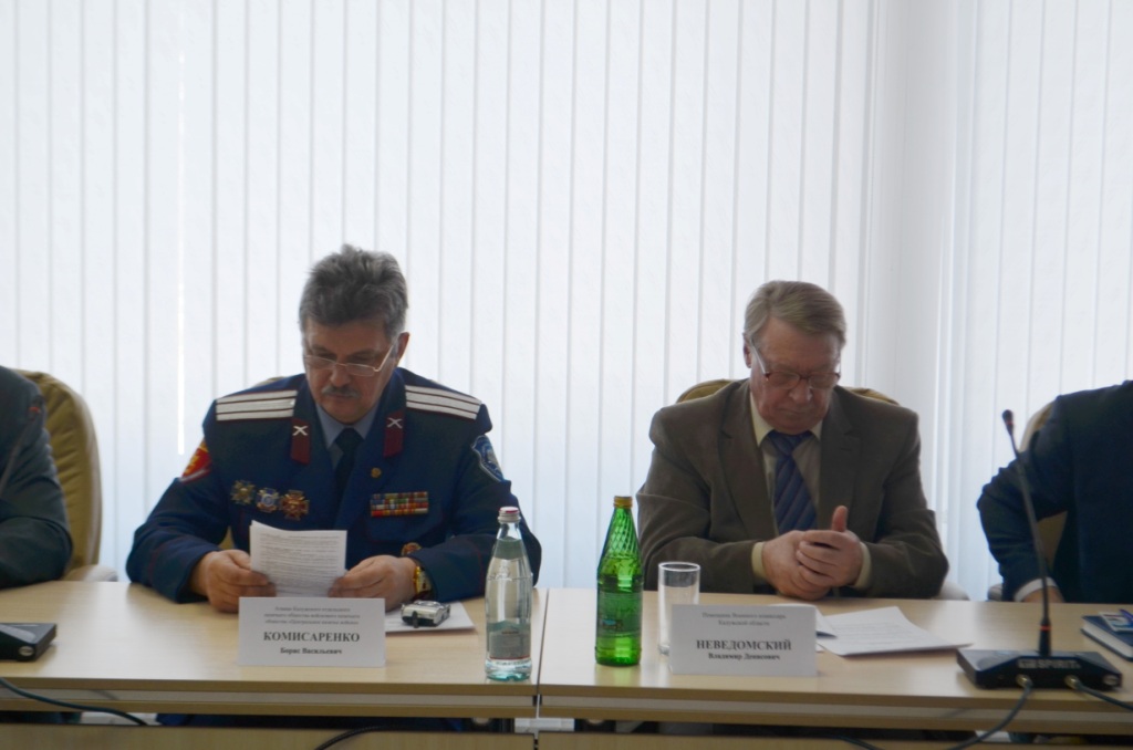 Атаман Калужского ОКО ВКО «ЦКВ» Борис Комисаренко принял участие в заседании антинаркотической комиссии