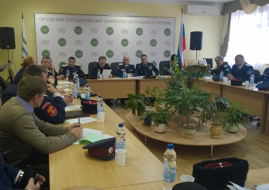 В Орле состоялось заседание Совета атаманов Орловского отдельского казачьего общества