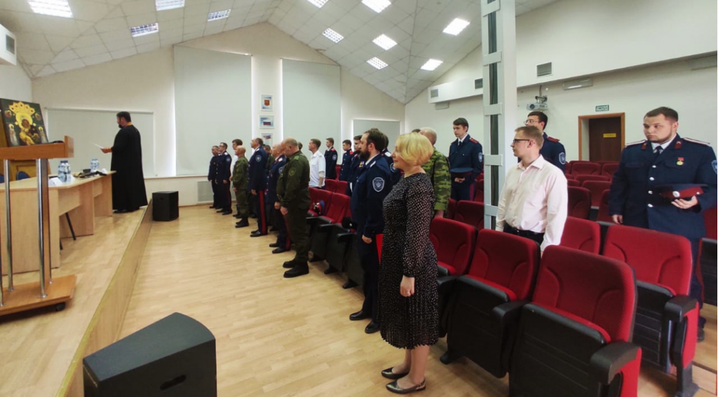 Волоколамские казаки хуторского казачьего общества МОКО ВКО «ЦКВ» подвели итоги своей работы и избрали атамана