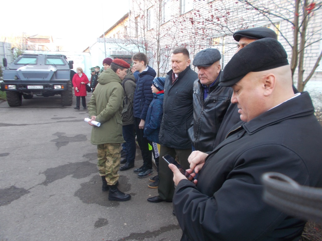 Казачата в гостях у спецназа «Гром»