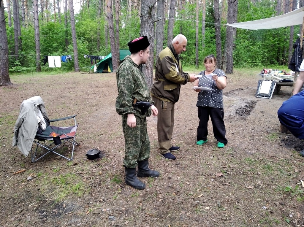 Калужский казачий патруль - казаки обучают юных кавалеристов на практике