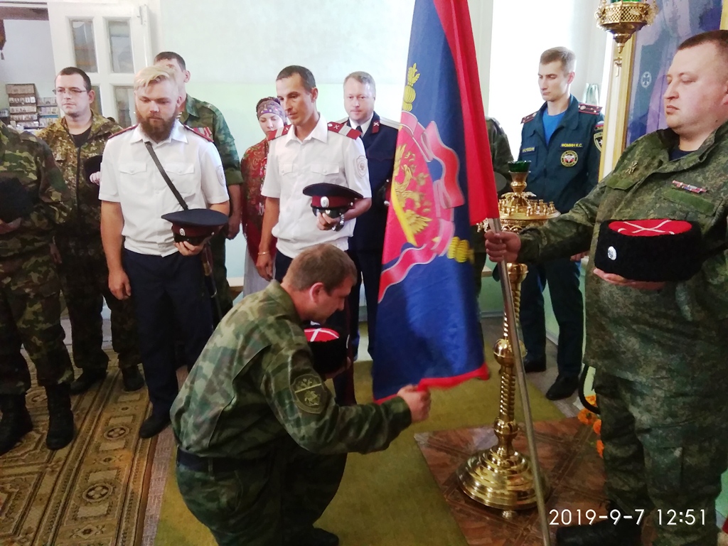 В Кольчугино состоялся отчетно-выборный круг казаков хуторского казачьего общества