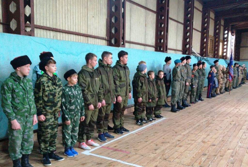 Заключительный этап военно-патриотического слета воспитанников ВПК и кадетских казачьих классов - спартакиада «Кадетские игры»