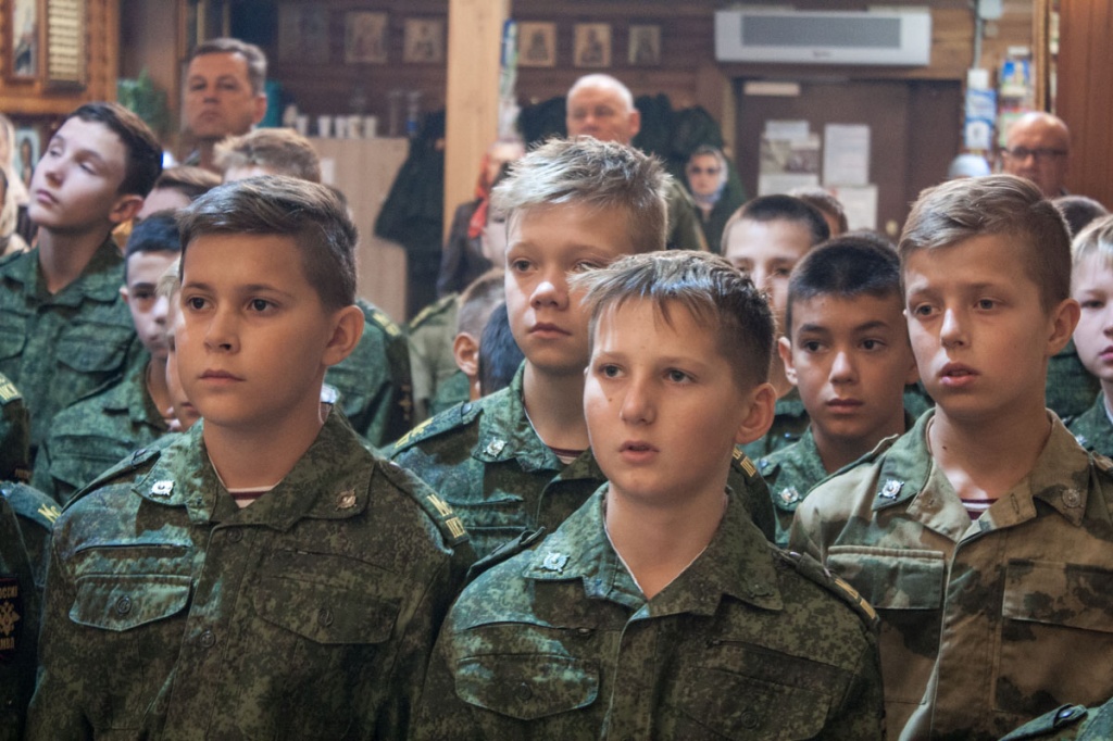 Кадетская Литургия 6-х классов Московского президентского кадетского училища им. М.А. Шолохова