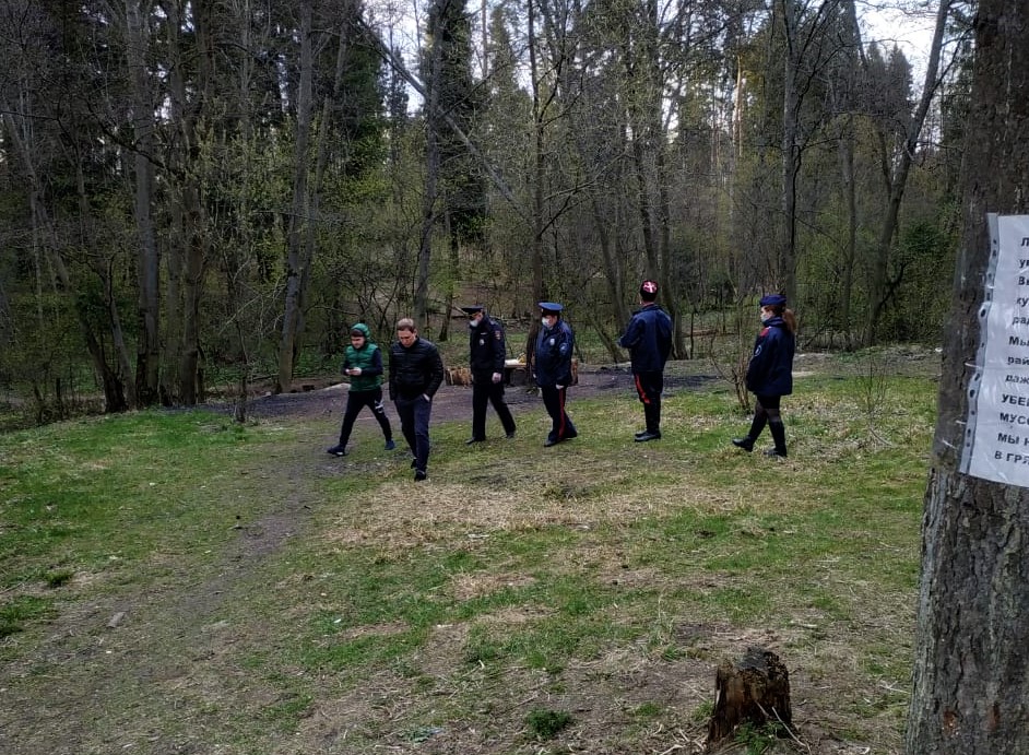 Солнечногорские казаки продолжают патрулирование своего округа