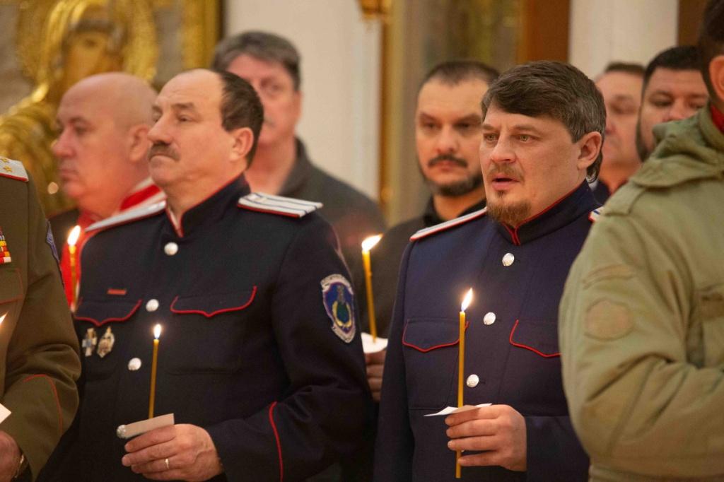 Настоятель храма св. равноап. кн. Владимира при МПКУ им. М.А. Шолохова, войсковой священник Центрального казачьего войска иерей Марк Кравченко принял участие в совершении панихиды по жертвам политики «расказачивания» в казачьем храме иконы Божией Матери «Отрада и Утешение» на Ходынском поле