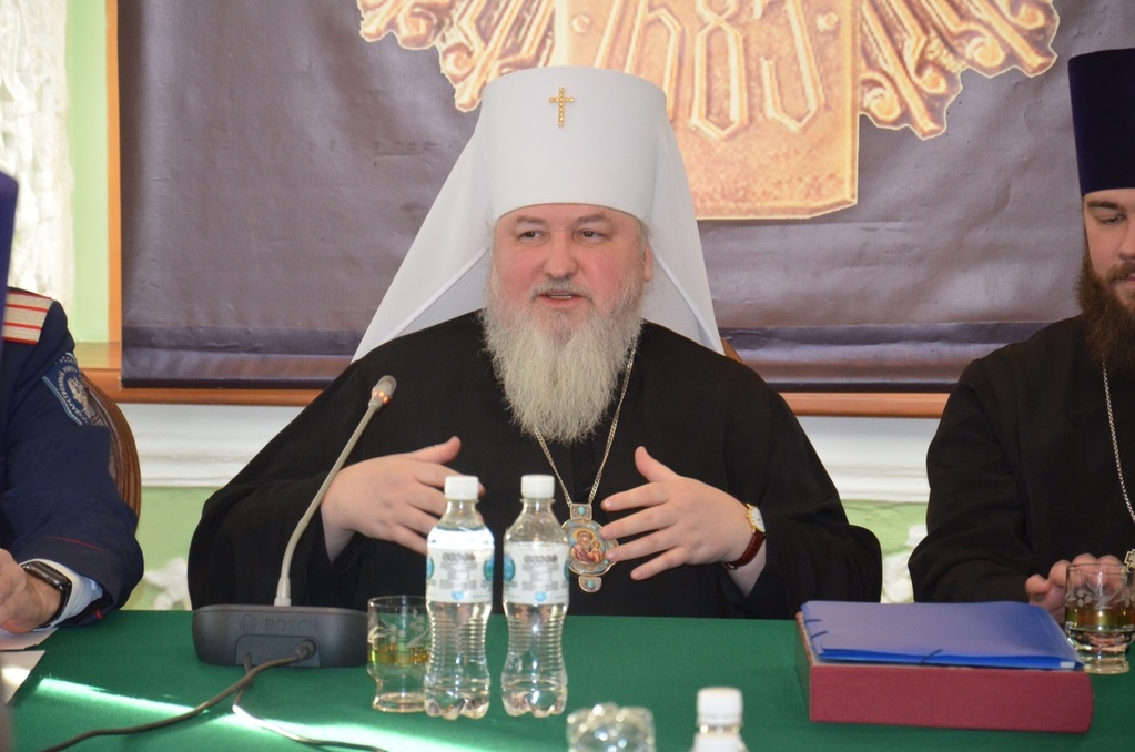 В Свято-Троицкой Сергиевой лавре прошло выездное заседание совета атаманов Центрального казачьего войска