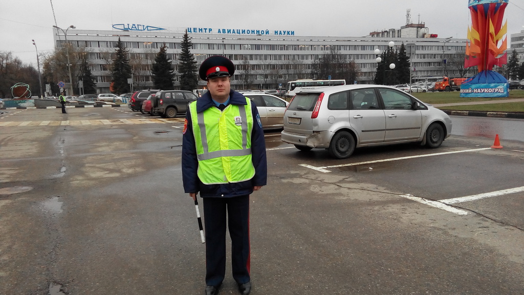 Первое совместное дежурство казаков и ГИБДД прошло в Жуковском