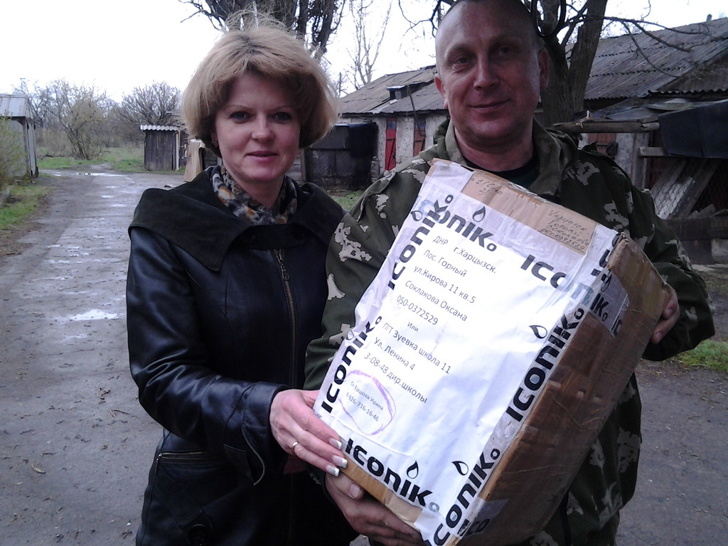 Репортаж «с колес»: казаки ВКО ЦКВ доставили гуманитарную помощь жителям Новороссии