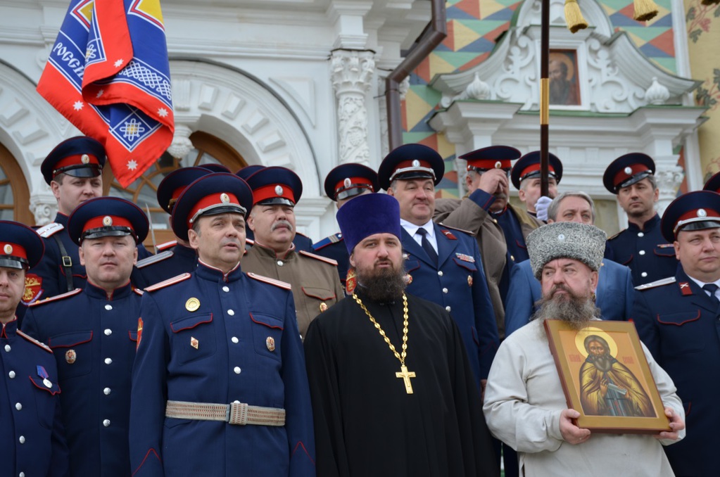 Теперь подмосковных казаков оберегает сам Сергий Радонежский
