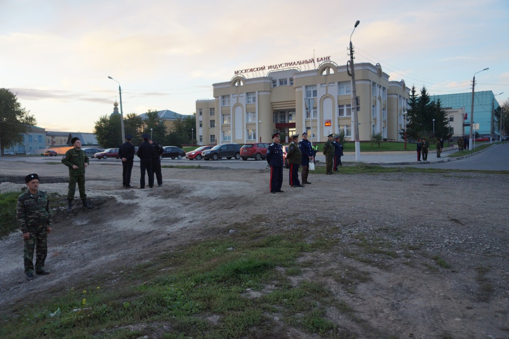 Казаки Западного ОКО ВКО ЦКВ охраняли общественный порядок на Дне города