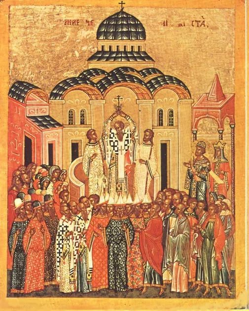 Дорогие о Господе нашем Иисусе Христе,господа атаманы, всечестные отцы,казаки и казачки, братья и сестры!