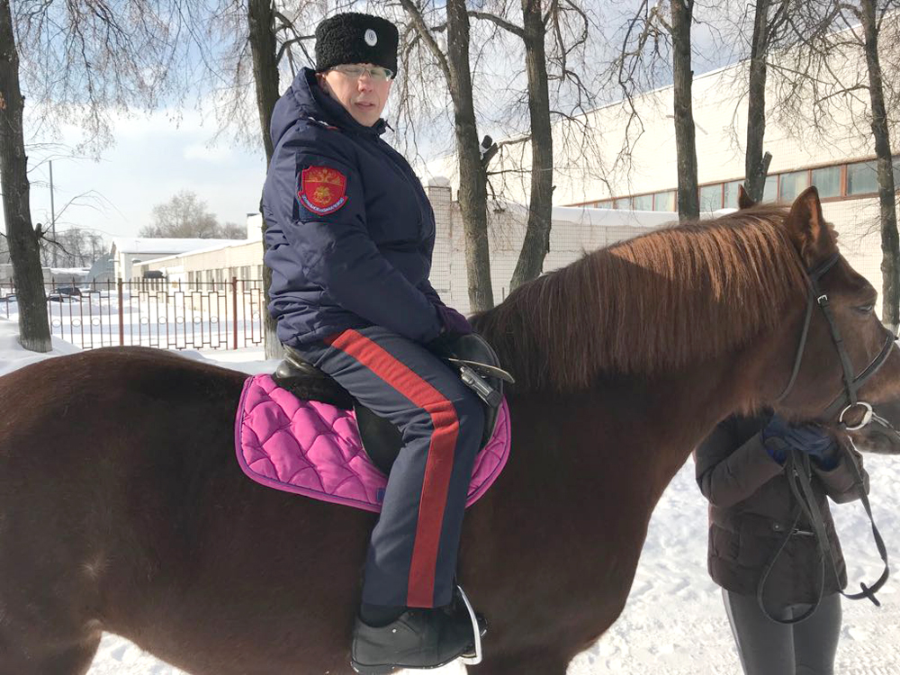 Казаки несут службу