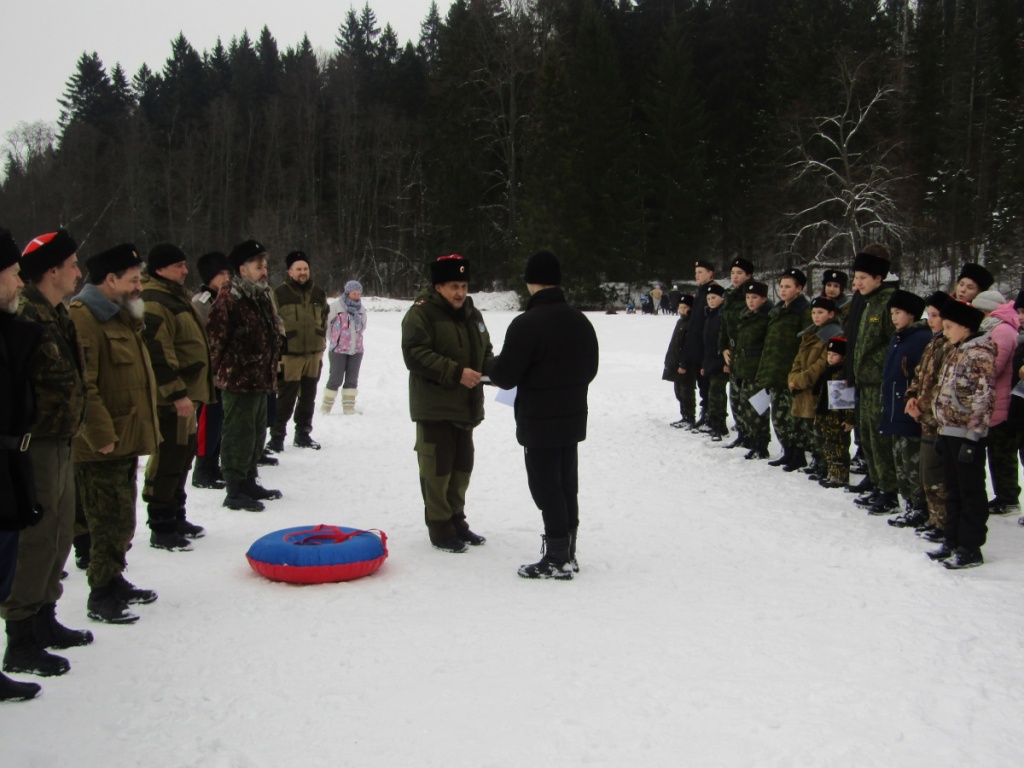 Первые в новом году военно-полевые сборы прошли у владимирских казаков