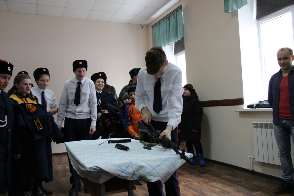День открытых дверей в воинской части для владимирских кадет