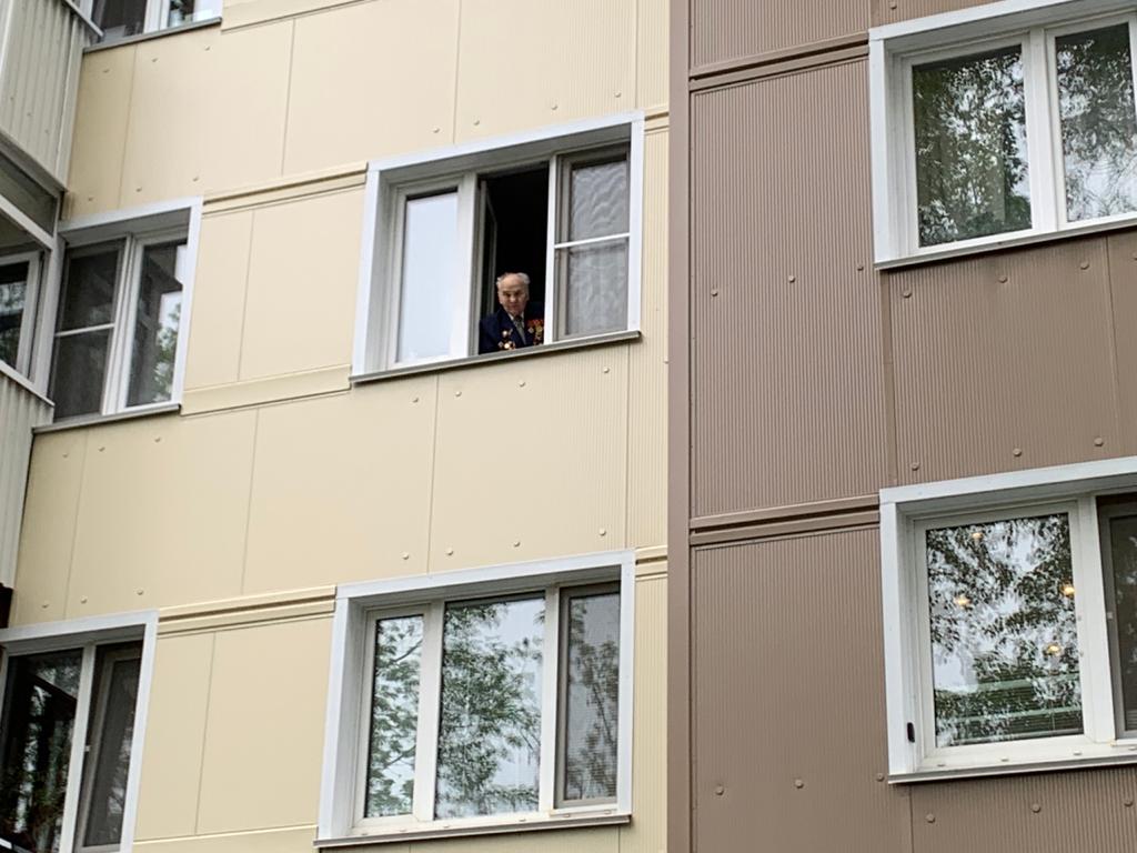 Раменские казаки поздравили ветеранов