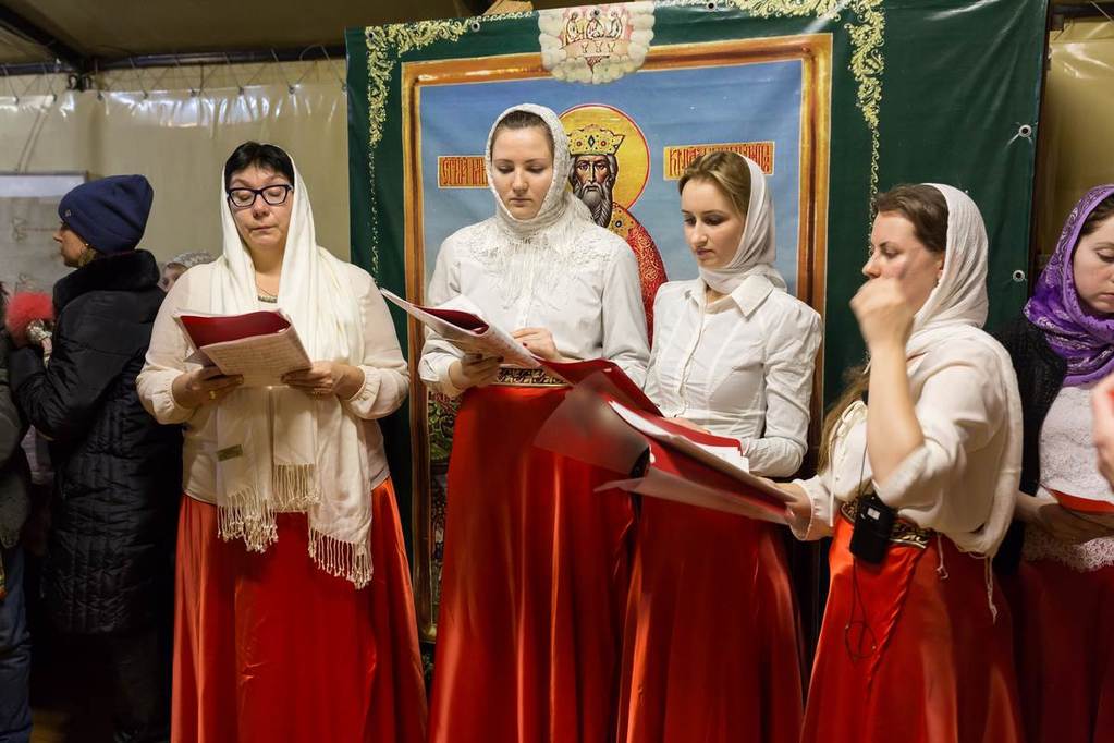 Празднование Рождества Христова в храме св. равн. кн. Владимира при МПКУ им. М.А. Шолохова