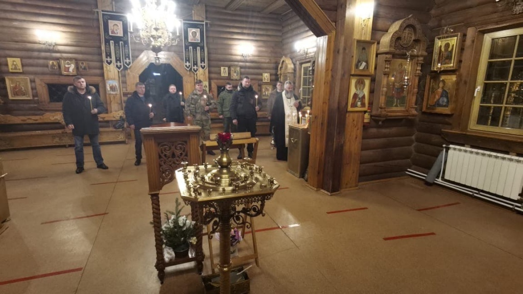 Лития в 40 день по преставлении ко Господу атамана Москвы Андрея Шустрова