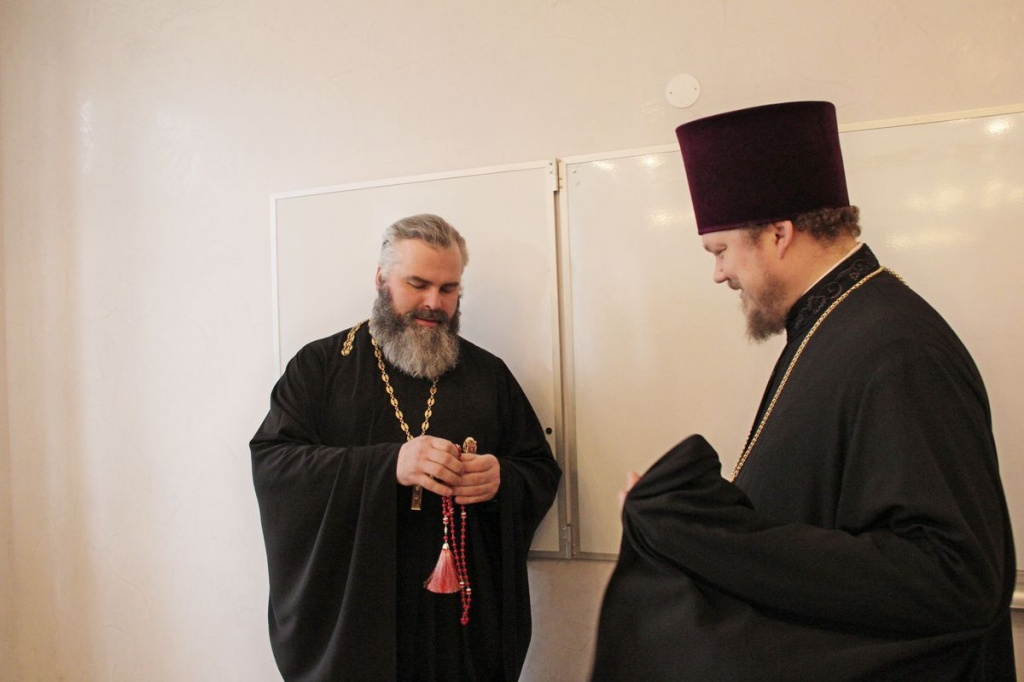 Войсковой священник ВКО ЦКВ иерей Марк Кравченко совершил рабочий визит в Воронежскую митрополию