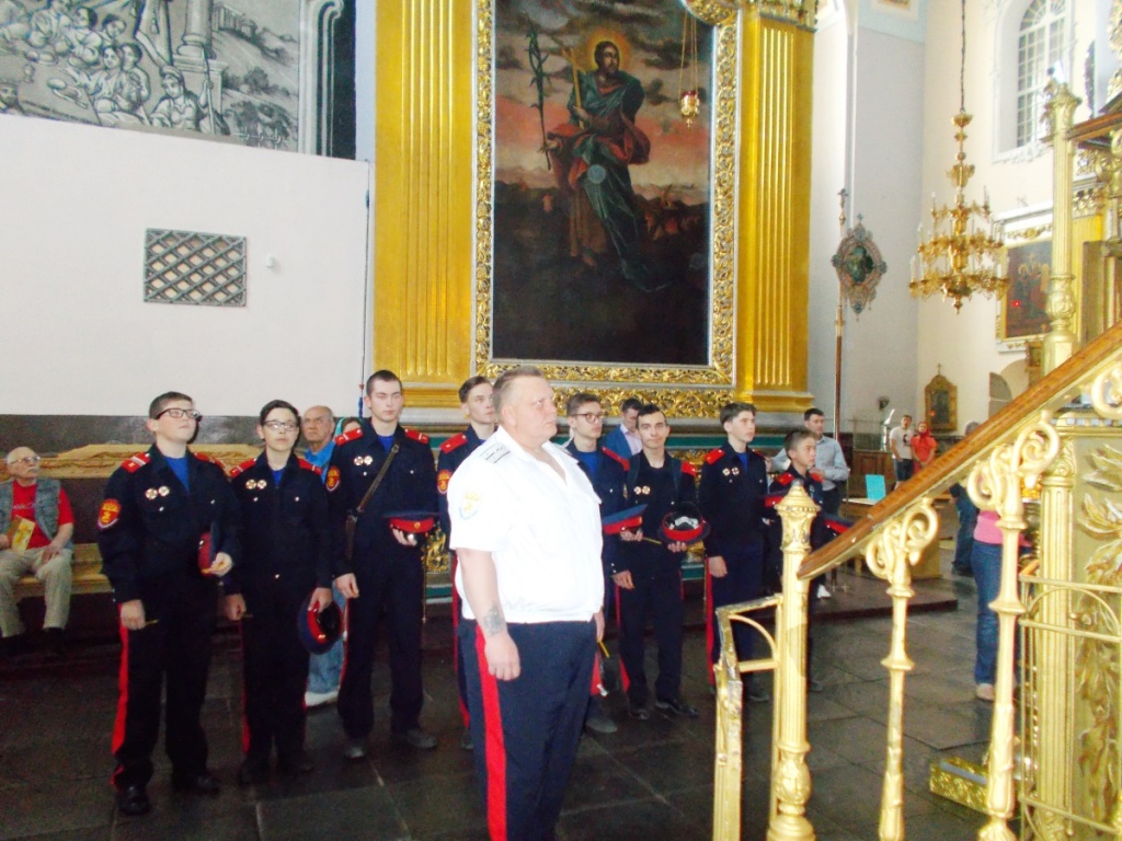 Экзамен для смоленских казачат.